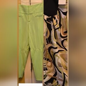 Outfit NWT Lime Green Capris With Matching Sleeveless Shirt
